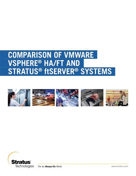 Pdf Comparison Of Vmware Vsphere Ha Ft And Comparison Of Vmware