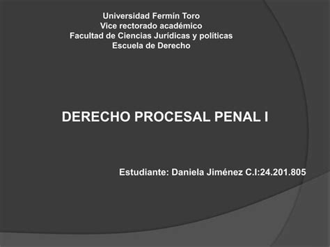 Derecho Procesal Penal Ppt Descarga Gratuita