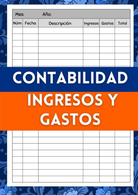 Buy Libro De Contabilidad Ingresos Y Tos Cuaderno De Entradas Y