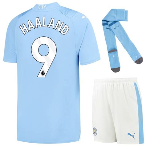 Maillot Manchester City Domicile 2023 2024 E Haaland Foot Soccer Pro