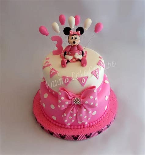 My Second Minnie Mouse Cake Decorated Cake By Terri Cakesdecor