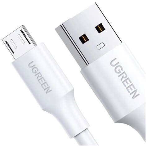 UGREEN KABEL PRZEWÓD KRÓTKI SZYBKI WYTRZYMAŁY USB MICRO USB 0 5M