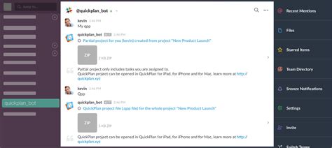 Quickplan Slack Bot Simplify Project Planning Team Collaboration
