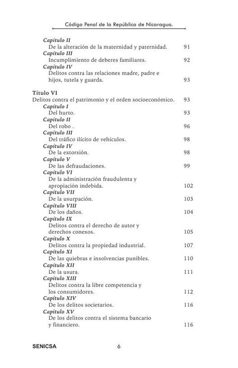 Ley No C Digo Penal De La Rep Blica De Nicaragua Biblioteca Virtual