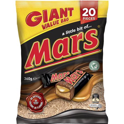 Mars Chocolate Large Party Share Bag 20 Piece Dinkum