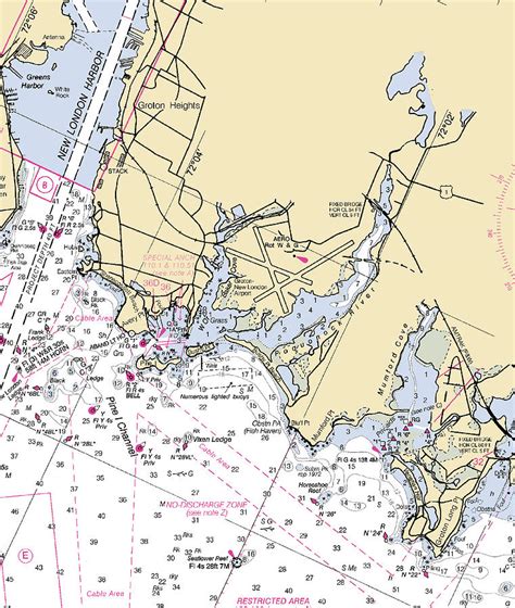 Groton Connecticut Nautical Chart Mixed Media By Sea Koast Pixels