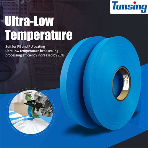 Hot Air Blue Hot Melt Glue Sheets Soft 20mm Width Heat Sealing Seam Tape