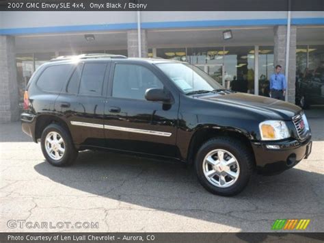 Onyx Black 2007 GMC Envoy SLE 4x4 Ebony Interior GTCarLot