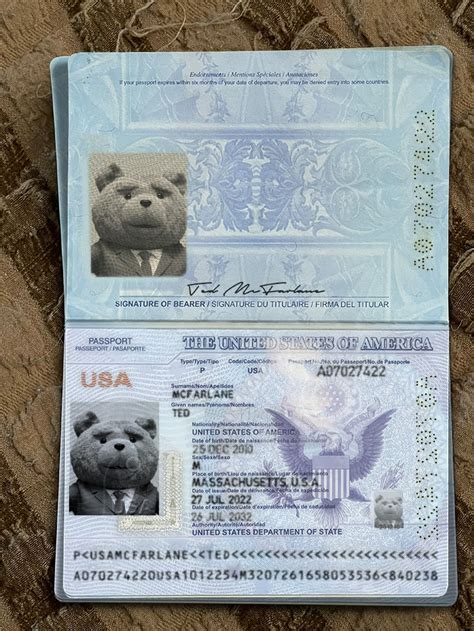 Fake Usa Passport Psd Template Version Mr Verify