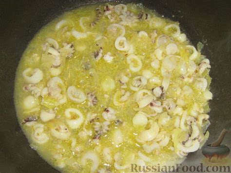 Рецепт: Ризотто с чернилами каракатицы на RussianFood.com