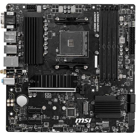 Tarjeta Madre MSI B550M PRO VDH WIFI 4xDDR4 PCI E USB3 Socket AM4