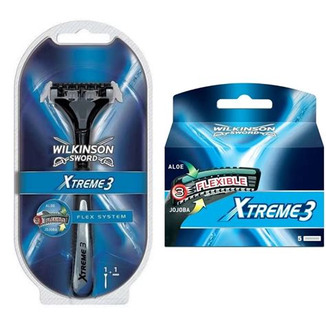 Wilkinson sword système flexible Xtreme3 rasoir à 3 lames 1 Up 5