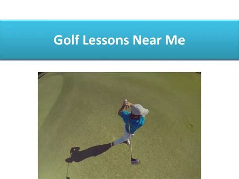 PPT - Golf Lessons Near Me PowerPoint Presentation, free download - ID ...