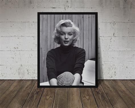 MARILYN MONROE Wall Art Vintage Photo Marilyn Monroe Print Marilyn Monroe Nude Celebrity Wall
