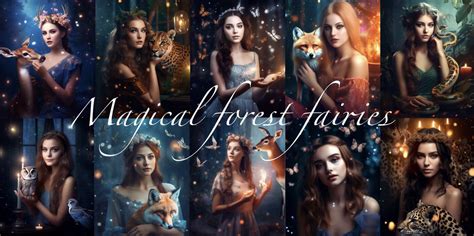 Zhenya On Twitter ⭐️new Ai Collection⭐️ 🧚🏻‍♀️“magical Forest Fairies