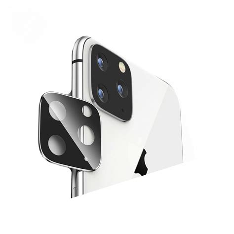 Smart Protection сигурна стъклена защита със сребрист ръб за обективи ...