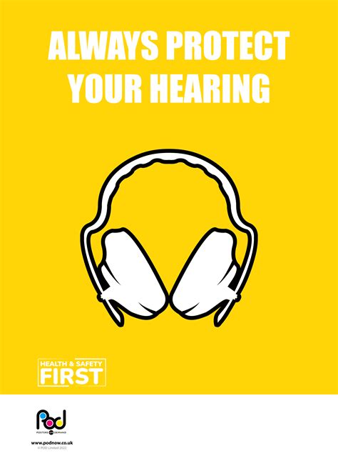 Always Protect Your Hearing Posters Pod Posters On Demand