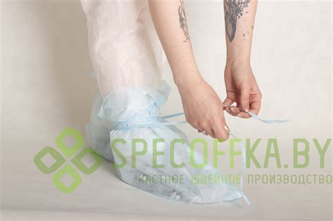 Купить Бахилы (высокие - 36см) на завязках, 40 г/м2 в Минске и Минской ...