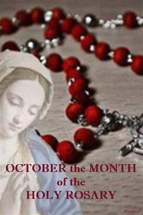 October: Month of the Holy Rosary – AnaStpaul