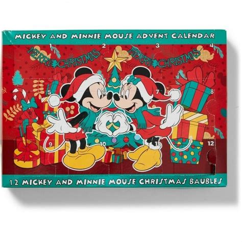 Disney Mickey Mouse & Minnie Bauble Advent Calendar