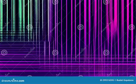 A Purple And Pink Striped Background With A Glitchy Effect Stock Video