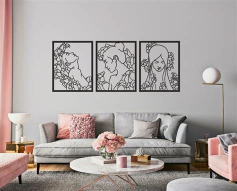 Naked Men Metal Wall Art Man Line Art Metal Wall Hanging Bedroom Wall Art Modern Masculine