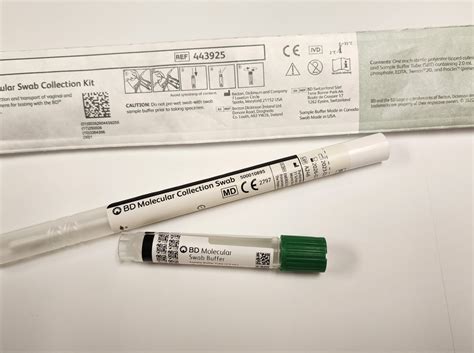 Bd Molecular Swab Collection Kit With Sample Buffer Tube Sbt