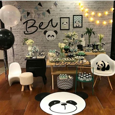 Panda Tematica Decorações Para Festas De Nascimento Festa De