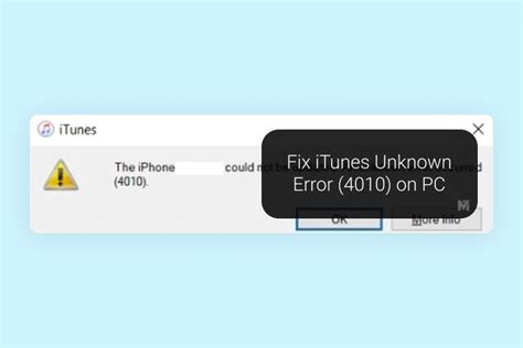 Best Methods To Fix ITunes Error 4010 While Trying To Restore IPhone