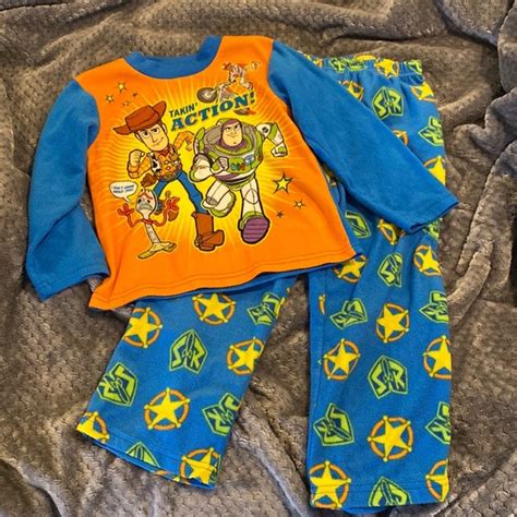 Disney Pajamas Gc Disney Toy Story 4 Buzz Lightyear Woody Pajamas