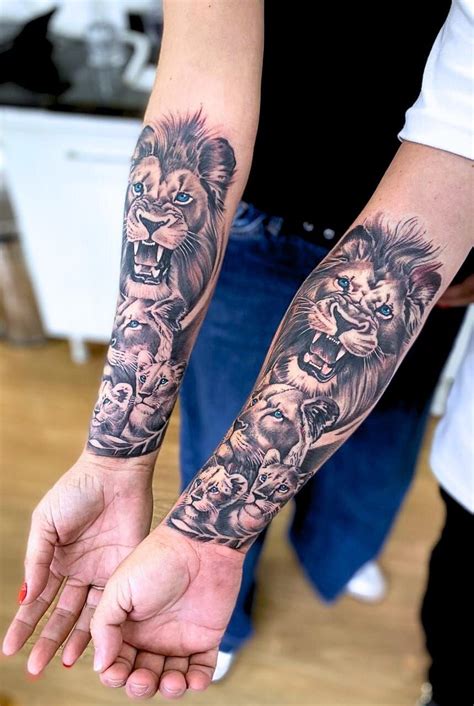 Tatuagem Familia Leao Masculina - Tattoo casal de leão | Tatuagem de família, Tatuagem feminina leão ...