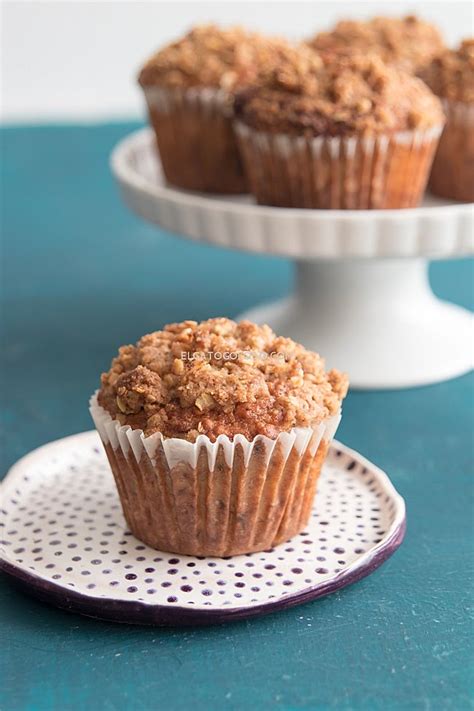 Receta De Muffins De Banana Y Avena Banana Poster