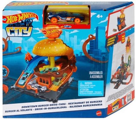 Hot Wheels City mały zestaw z autkiem 14569610356 oficjalne archiwum Allegro