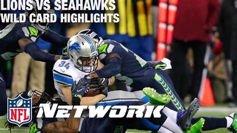 Lions Vs Seahawks Wild Card Game Highlights With Deion Sanders LT