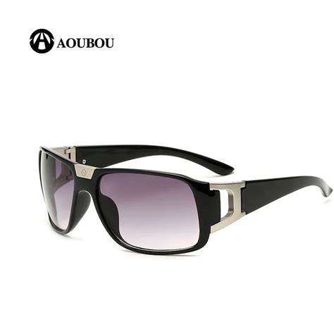 Hot Trendy Black Goggle Sunglasses Men Women Brand Designer Sports Sun Glasses UV400 Driving ...