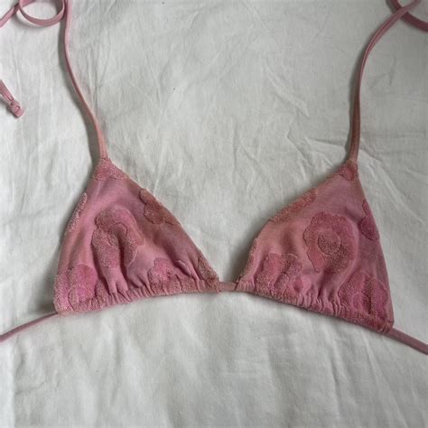 Frankies Bikinis Women S Pink Bikini And Tankini Tops Depop