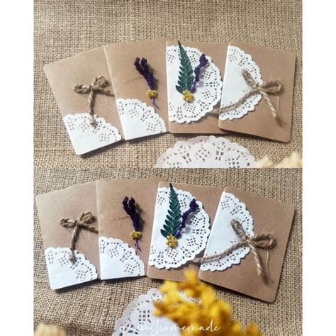 Jual Kartu Ucapan Rustic Kartu Ucapan Aesthetic Card Vintage Kartu