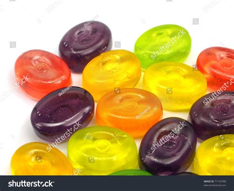 Color Sweets On A White Background Stock Photo 71729788 Shutterstock