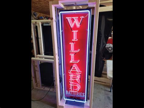 Willard Batteries Neon Tin Sign Auburn Fall 2019 RM Sotheby S