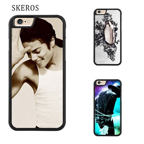 SKEROS Michael Jackson Full Cover Cell Phone Case For Iphone X 4 4s 5