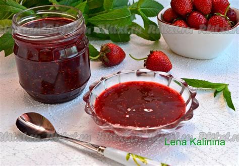 Рецепт вкусного, густого клубничного джема: 6 фото в рецепте