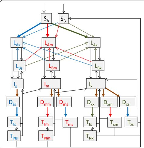 Model structure. Spontaneous recovery for patients in the detected ...