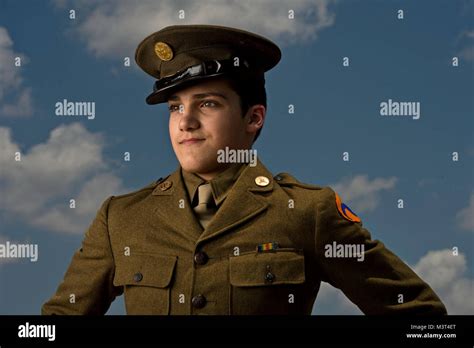 Robert Waid Models The Army Air Corps Service Dress Uniform From The