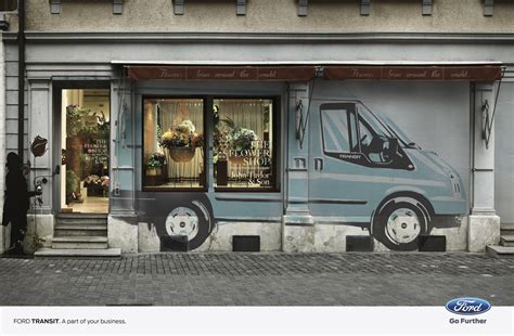 Headvertising, “Ford Transit. A part of your business.”