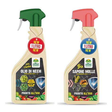 Sapone Molle Di Potassio Lt Olio Di Neem Lt Spray Corroboranti