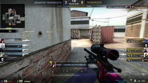 Csgo Competitive Awp Noscope Headshot Wallbang Youtube