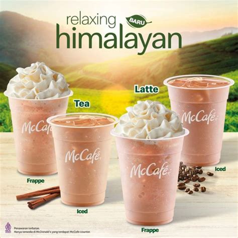 New Mccafe Himalayan Tea And Latte Debut In Indonesia Mini Me Insights