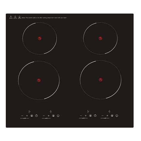 High Power Electric Cooker Induction Cooker Hob Commercial Four Head Built In Cooking Unit