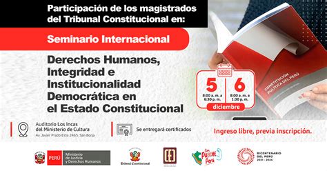 Seminario Internacional Derechos Humanos Integridad E