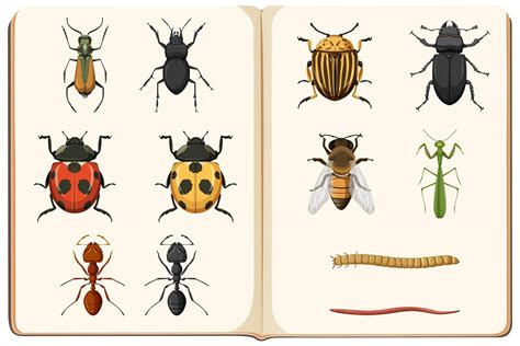 Entomology List Of Insect Collection 1782856 Vector Art At Vecteezy